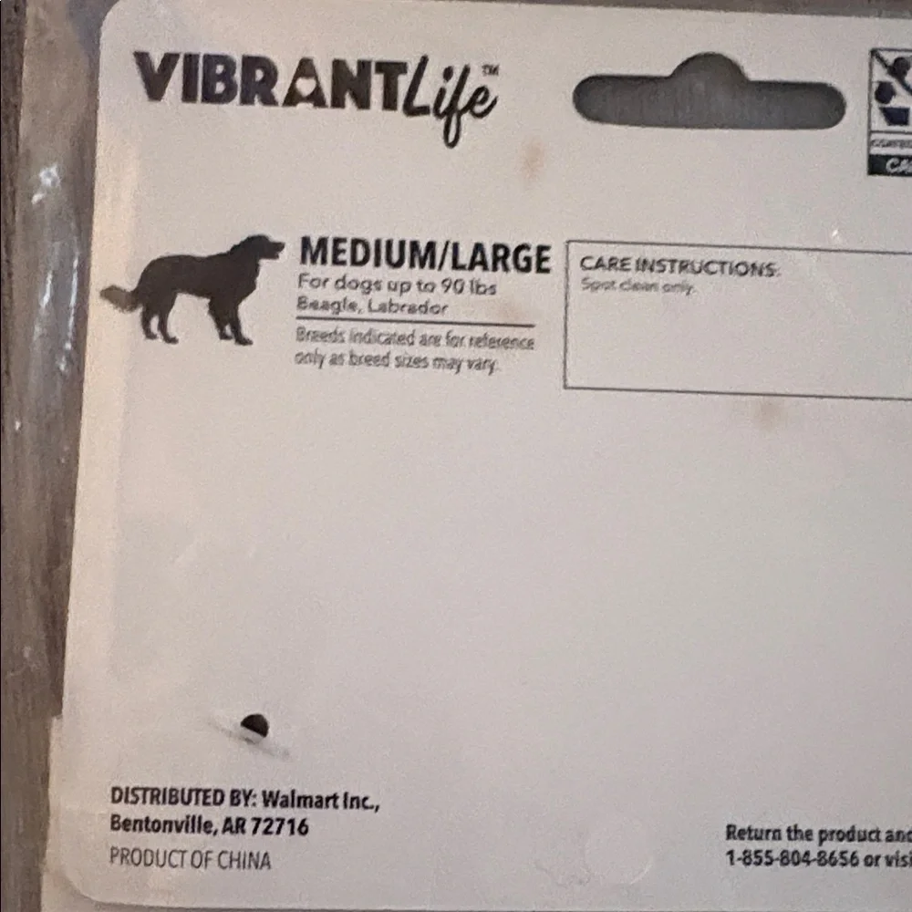 NWT Lot of 2x [Vibrant Life] Hawaiian Floral Harness & Bandanna Sz Medium Dog